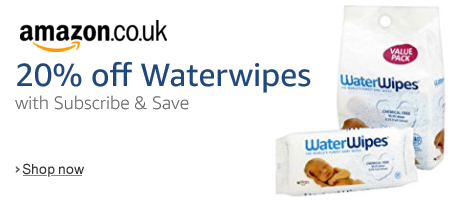 20% off Waterwipes with Subscribe & Save
