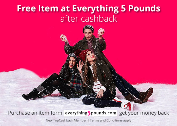 Free Item at Everything 5 Pounds