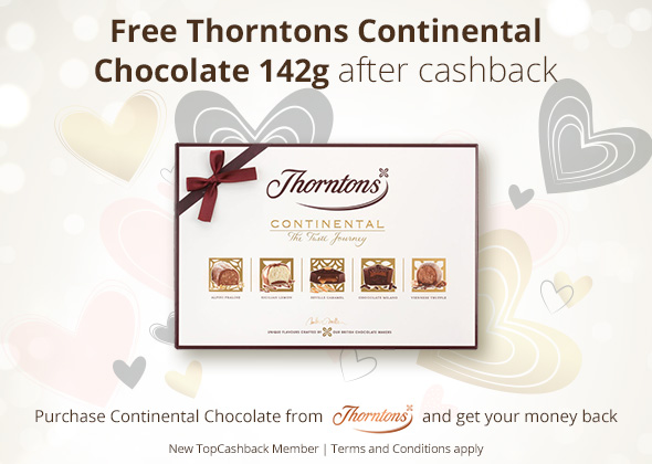 Free Thorntons Continental Chocolates