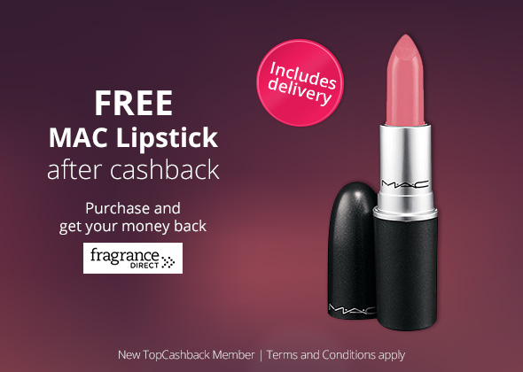 Free MAC Lipstick after Cashback