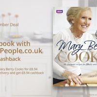 Free 'Mary Berry Cooks' Cookbook after Cashback