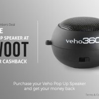 Free Pop Up Speaker at IWOOT after Cashback