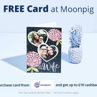 Free Card at Moonpig