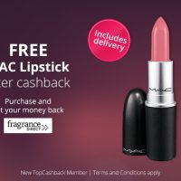 Free MAC Lipstick after Cashback